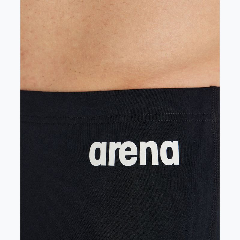 Bokserki pływackie arena Team Swim Short Solid black/white 8