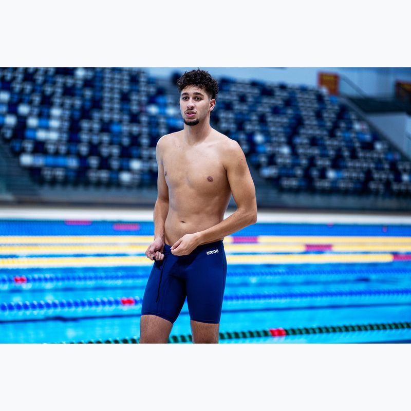 Jammery pływackie męskie arena Team Swim Jammer Solid navy/white 10