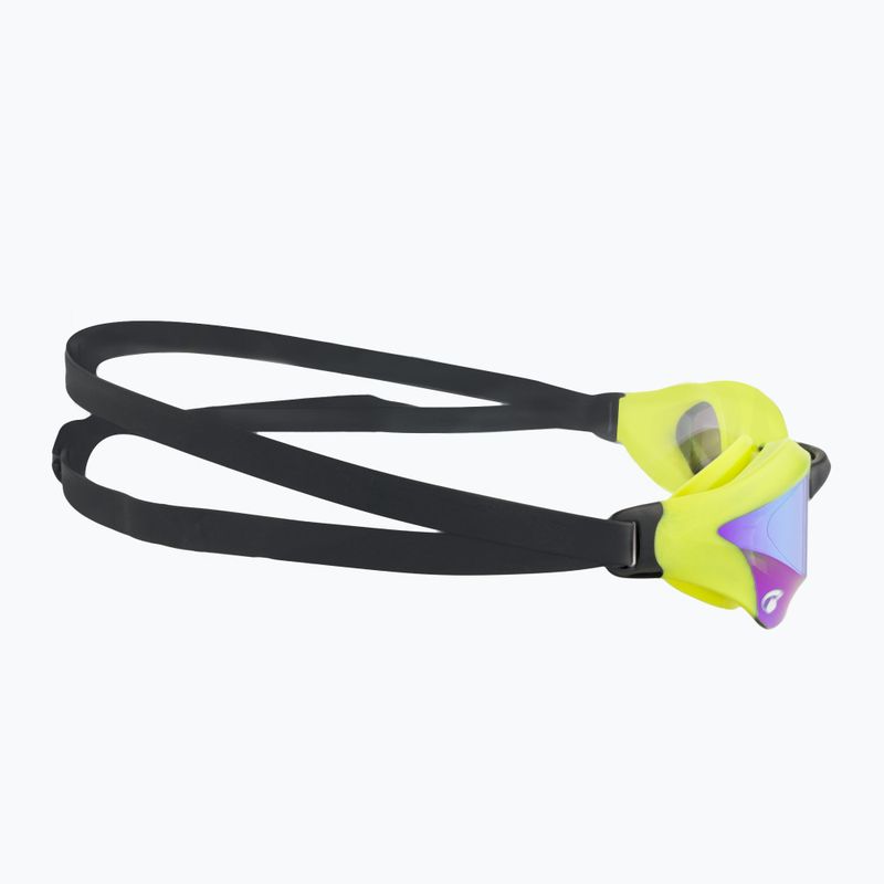 Okulary do pływania arena Cobra Core Swipe Mirror emerald/cyber lime 3