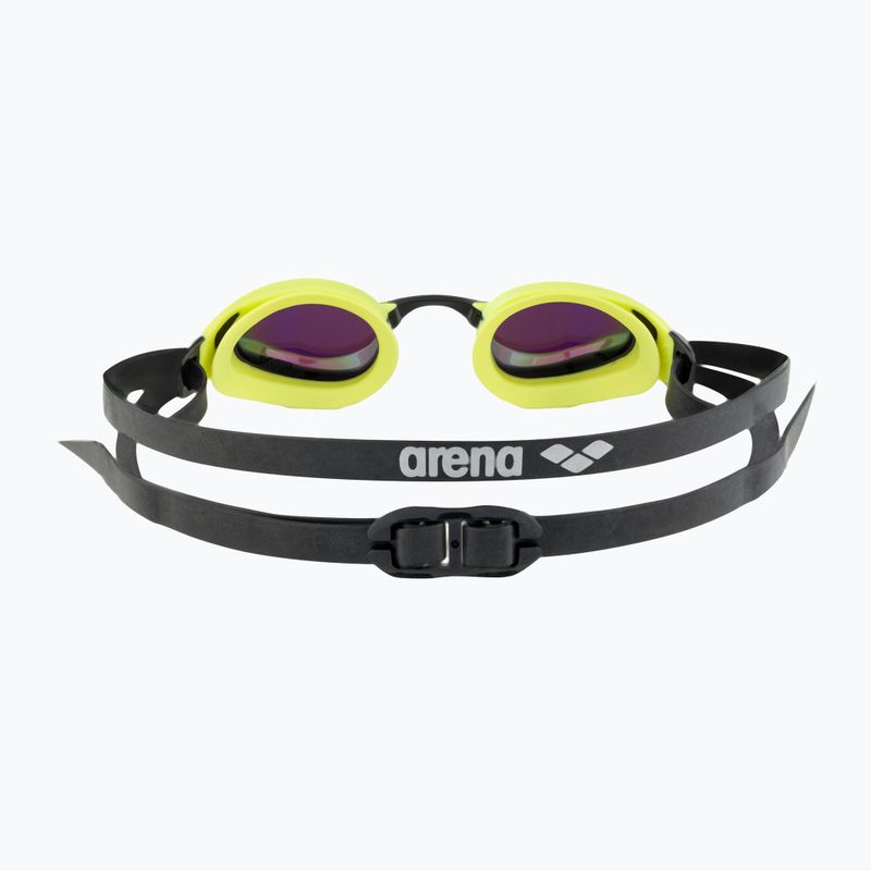 Okulary do pływania arena Cobra Core Swipe Mirror emerald/cyber lime 5