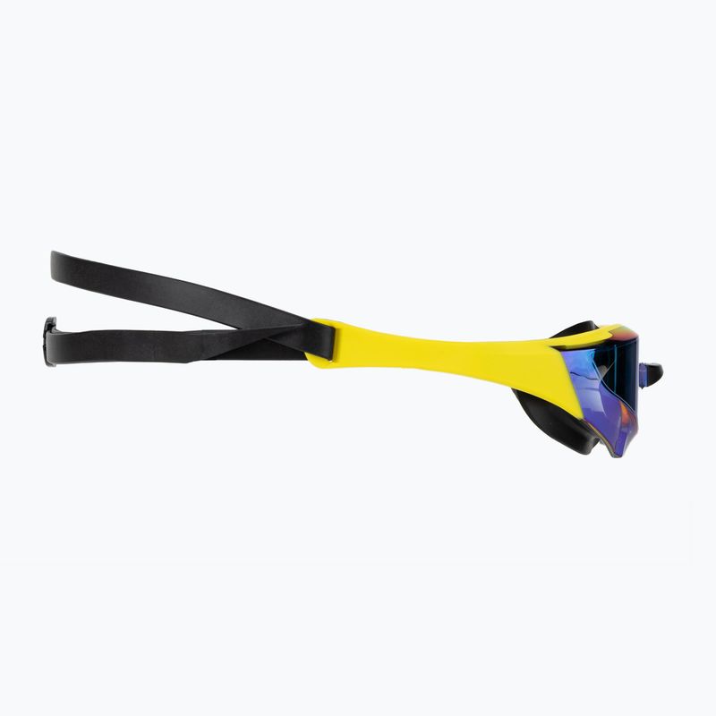 Okulary do pływania arena Cobra Edge Swipe Mirror emerald/yellow/black 3