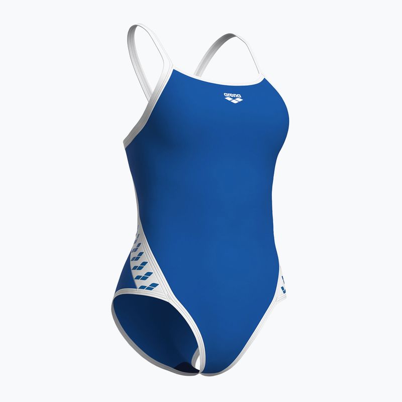 Strój pływacki jednoczęściowy arena Icons Super Fly Back Solid royal/white 3