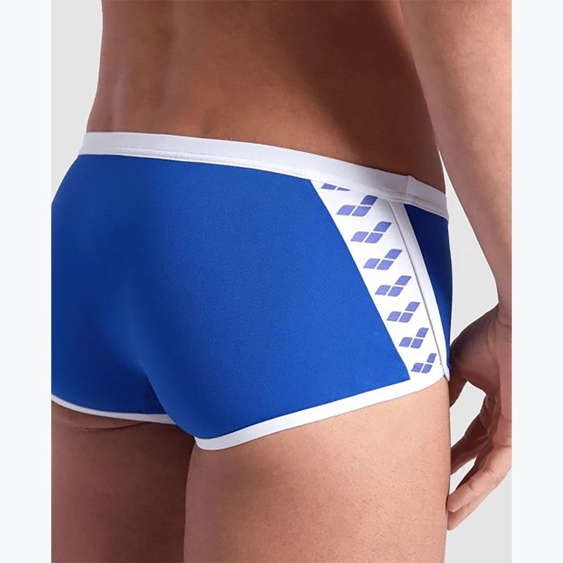 Bokserki pływackie męskie arena Icons Swim Low Waist Short Solid royal/white 9