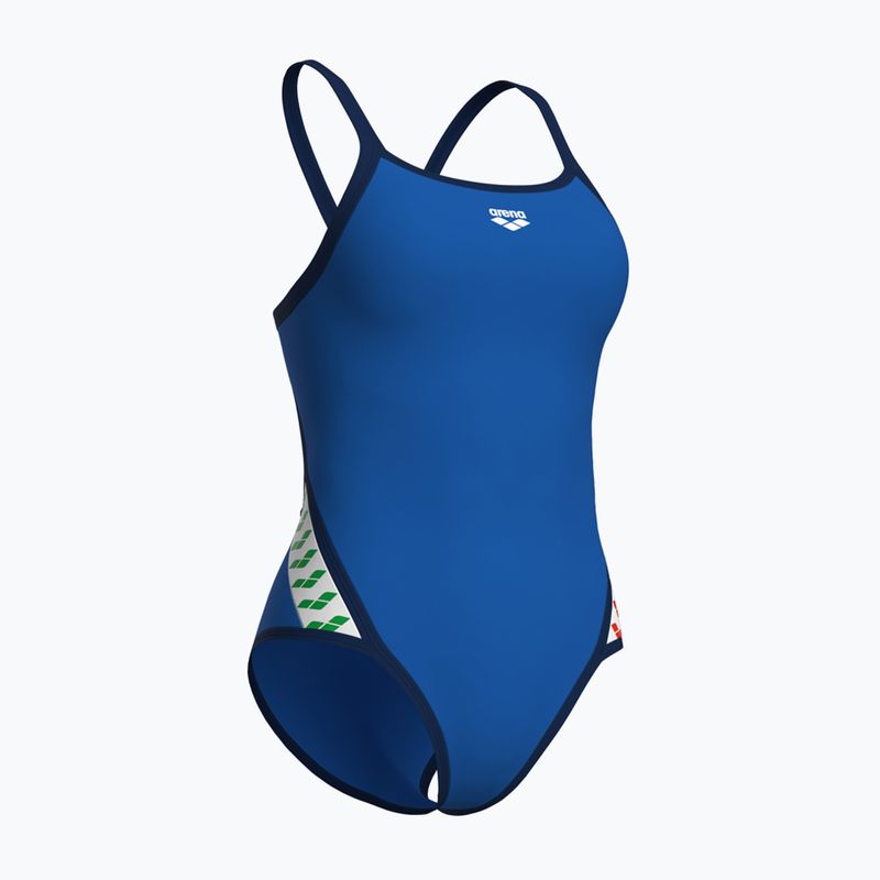 Strój pływacki jednoczęściowy damski arena Icons Super Fly Back Solid royal/navy 7