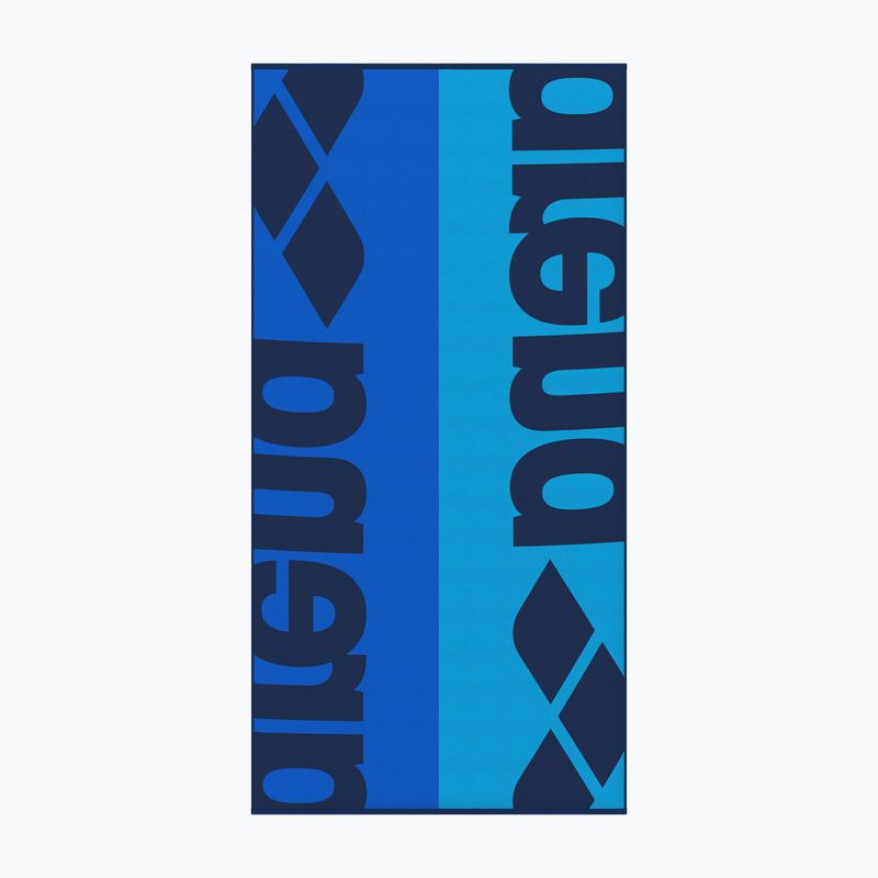 Ręcznik arena Logotype Velour navy multi 2