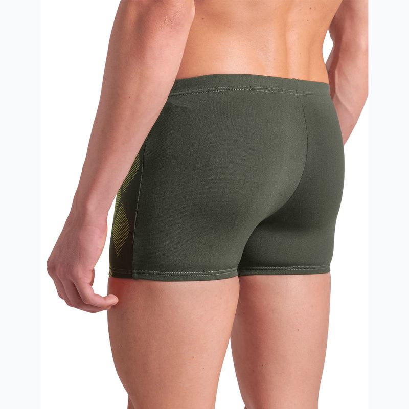 Bokserki pływackie męskie arena Poseidonia Swim Short dark sage/artic lime 8