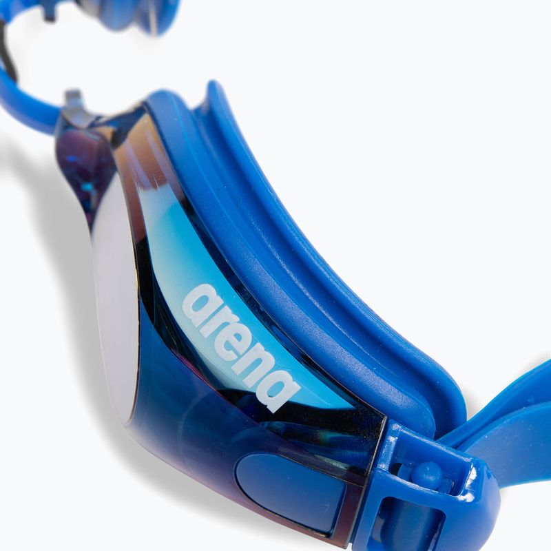 Okulary do pływania arena Zoom X-Fit Mirror blue/blue/blue 6