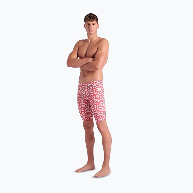 Jammery kąpielowe męskie arena Powerskin ST Next LE Jammer leopard skin geranium 5