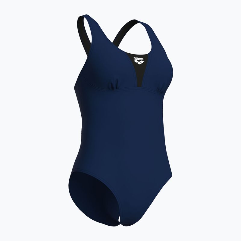 Strój pływacki jednoczęściowy damski arena Control Pro Solid navy/black 3