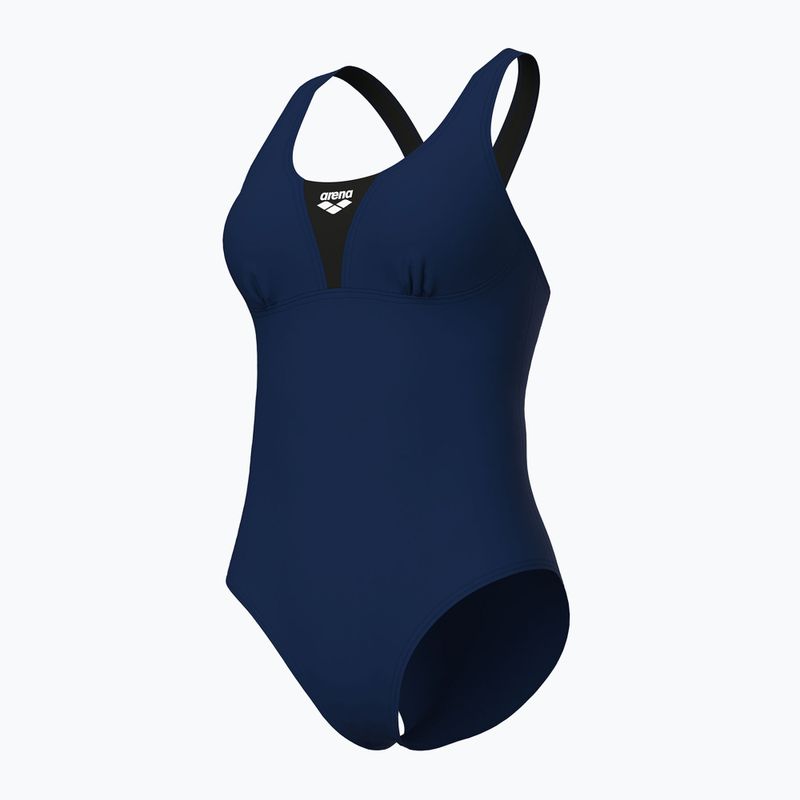 Strój pływacki jednoczęściowy damski arena Control Pro Solid navy/black 4