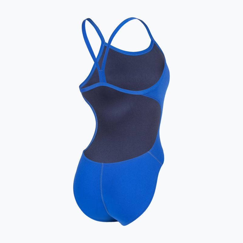 Strój pływacki jednoczęściowy damski arena Team Swimsuit Challenge Solid neon blue/team orange 4