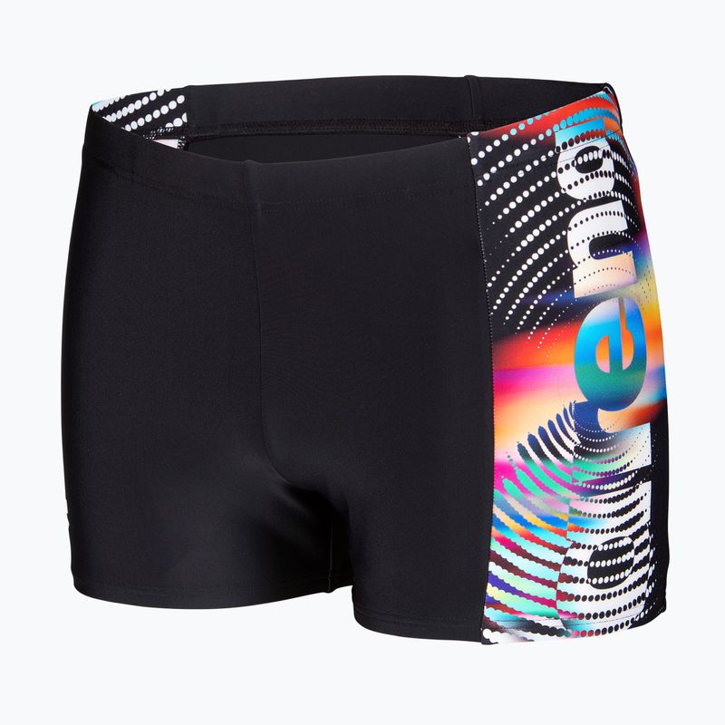 Bokserki pływackie arena Lit Logo Swim Short black/multi 3