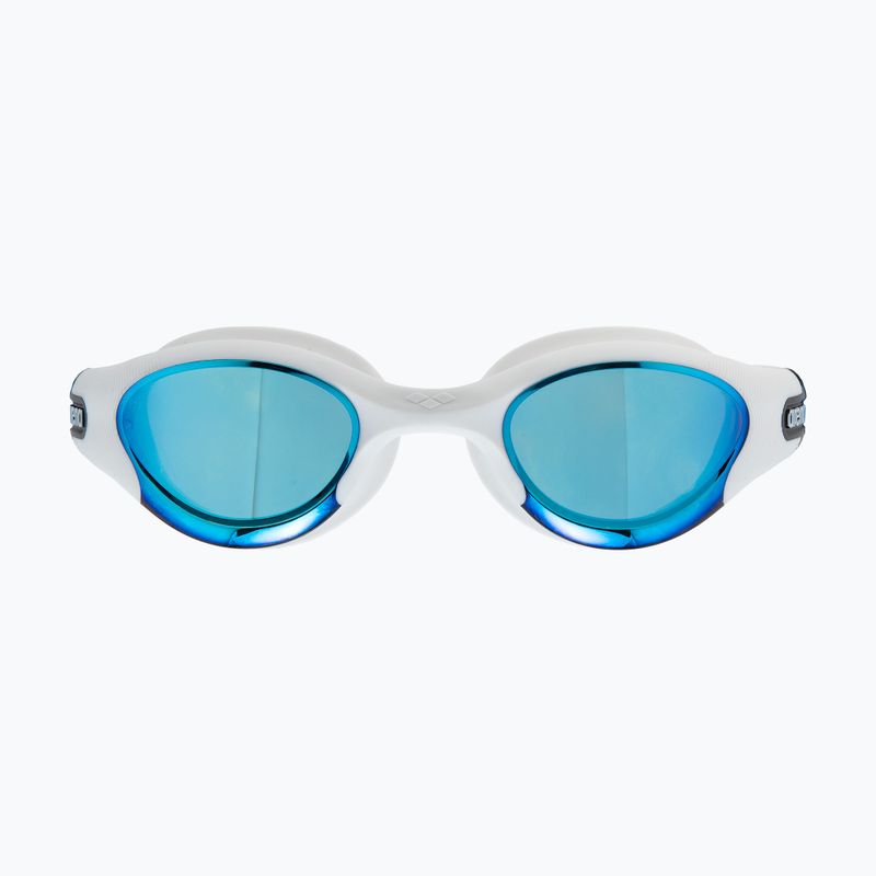 Okulary do pływania arena The One Plus Mirror blue mirror/white 4