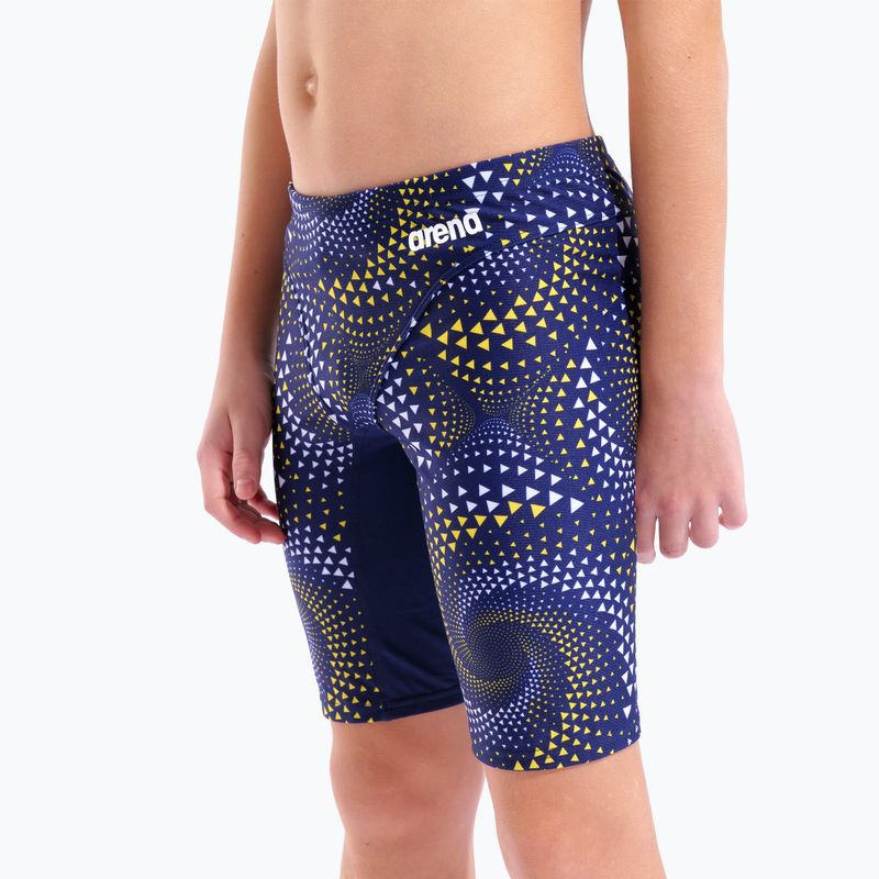 Jammery kąpielowe dziecięce arena Fireflow Swim Jammer navy/team navy yellow 8