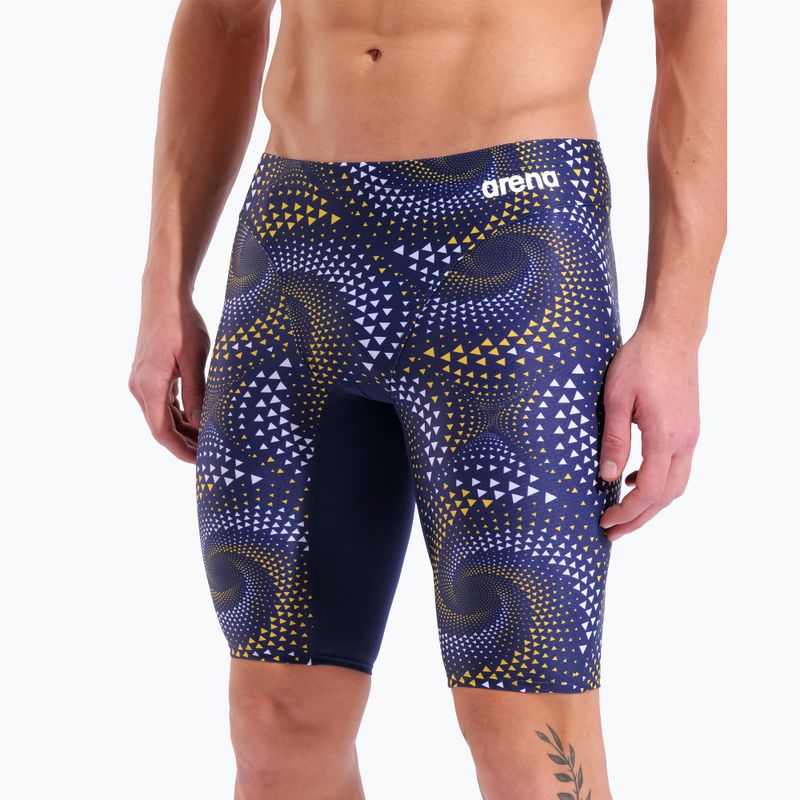 Jammery pływackie męskie arena Fireflow Swim Jammer navy/tteam navy yellow 8