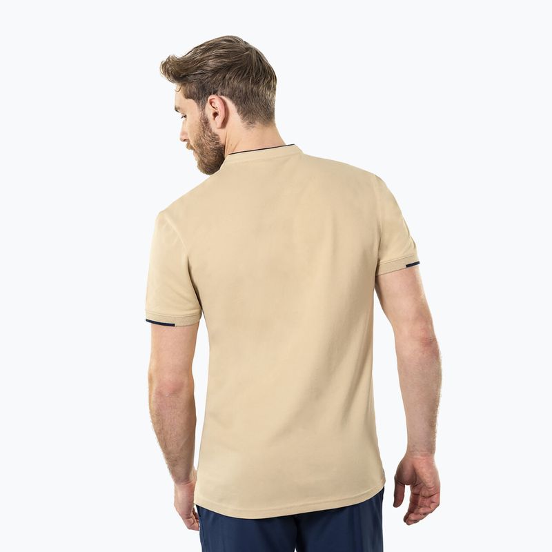 Koszulka polo męska Tecnifibre Polo Pique sand 3