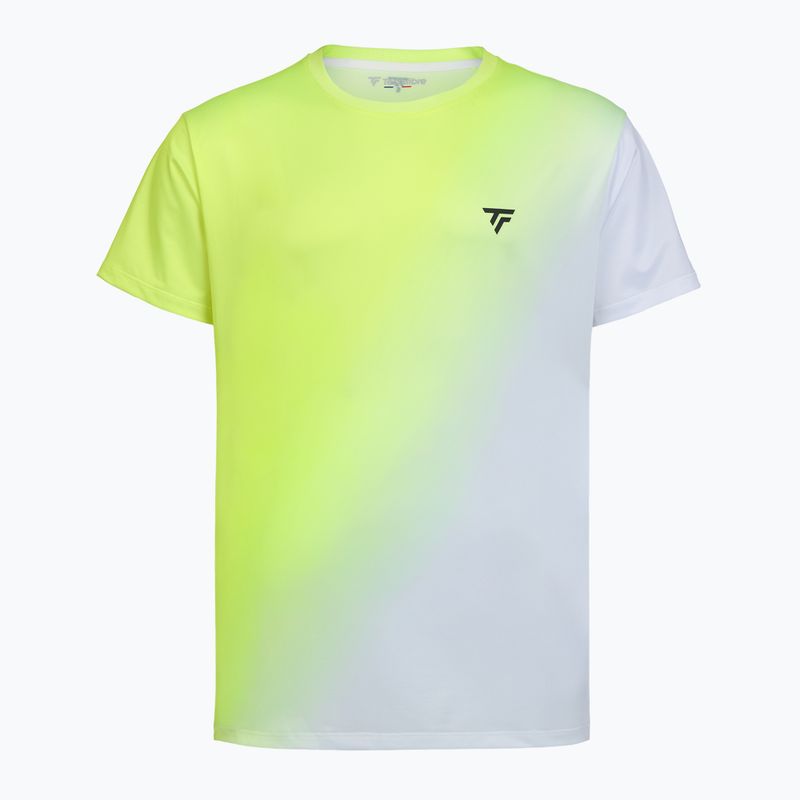 Koszulka tenisowa męska Tecnifibre Team X-Loop Tee white/yellow 4