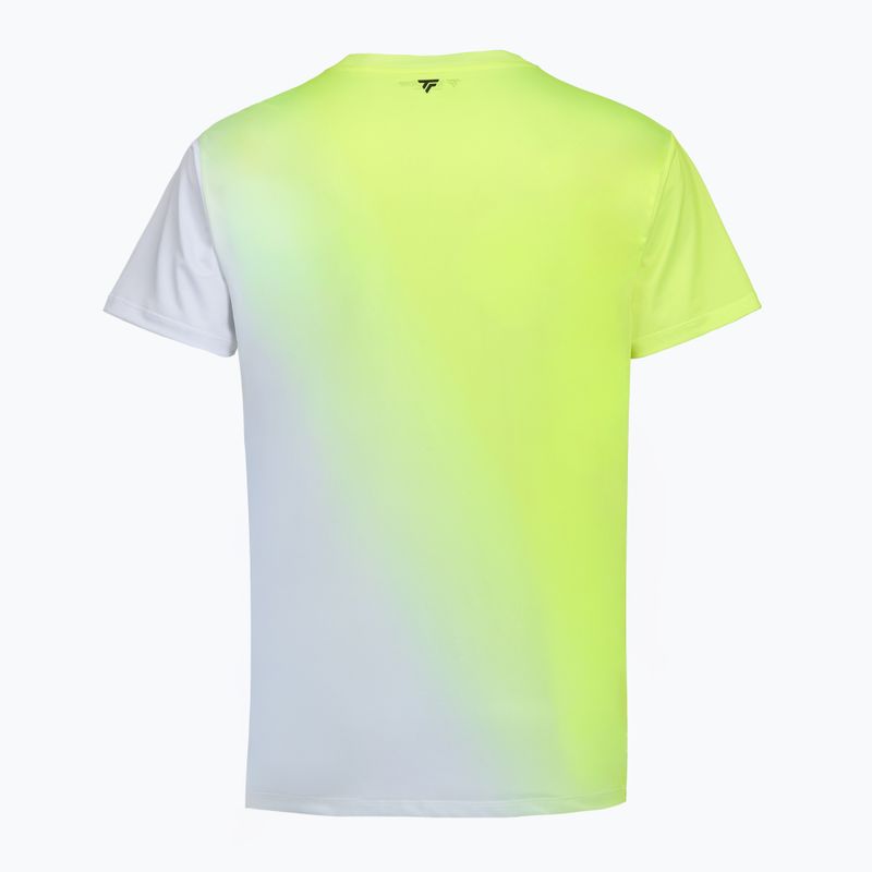 Koszulka tenisowa męska Tecnifibre Team X-Loop Tee white/yellow 5