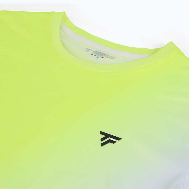 Koszulka tenisowa męska Tecnifibre Team X-Loop Tee white/yellow 6