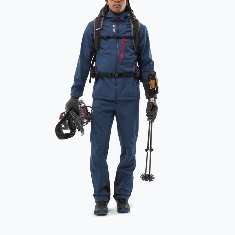 Kurtka softshell męska Millet Seneca Shield Hoodie saphir 2