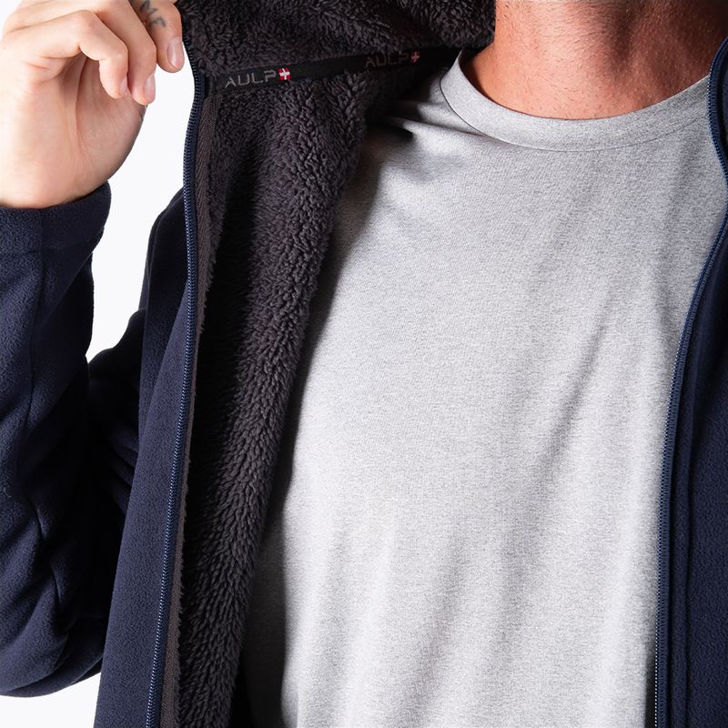 Bluza polarowa męska Aulp Visol Fleece navy 5