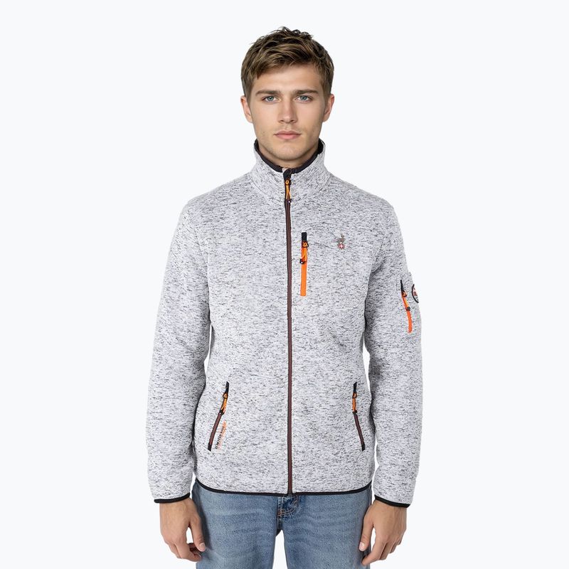 Bluza polarowa męska Aulp Navoy Melanged Knit grey