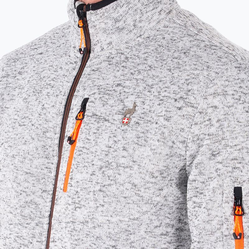 Bluza polarowa męska Aulp Navoy Melanged Knit grey 3