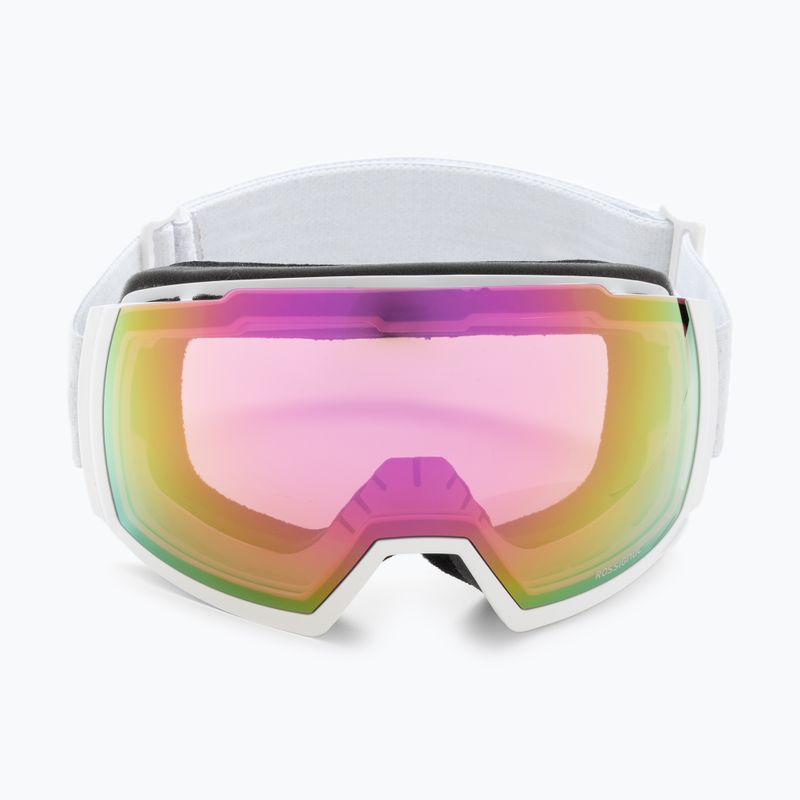 Gogle narciarskie damskie Rossignol Magne'Lens W white/pink miror/silver miror 3