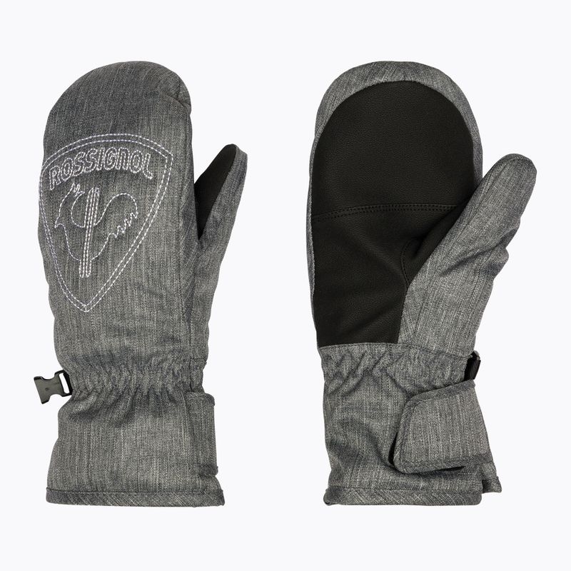 Rękawice narciarskie dziecięce Rossignol Jr Rooster M heather grey 7