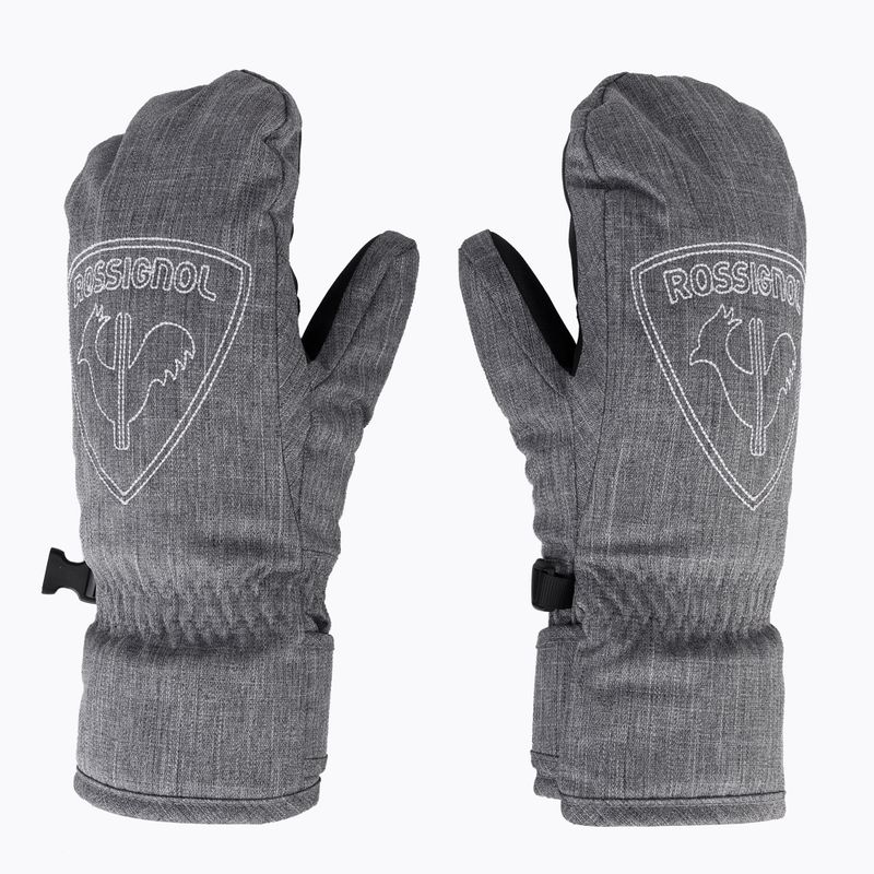 Rękawice narciarskie dziecięce Rossignol Jr Rooster M heather grey 2