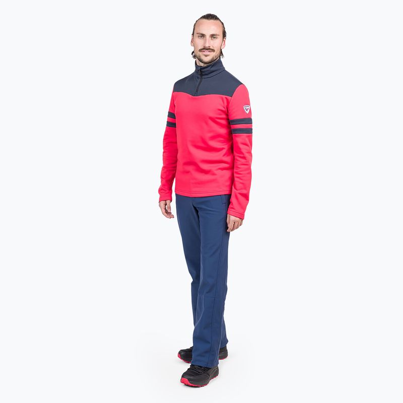Bluza termoaktywna męska Rossignol Resort 1/2 Zip sports red 3