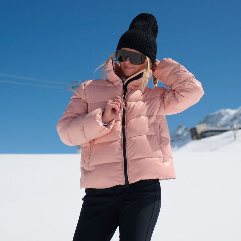 Kurtka damska Rossignol Shiny Bomber pastel pink 15