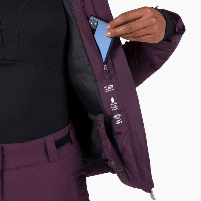 Kurtka narciarska damska Rossignol Staci Pearly Jkt mulberry 9