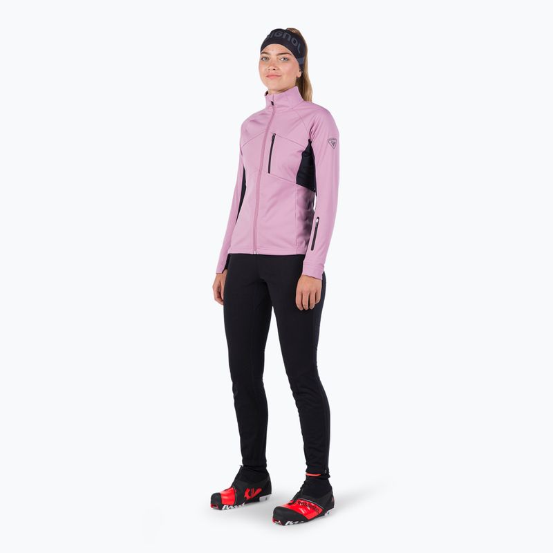 Kurtka softshell damska Rossignol Genetys moonlite mauve 2