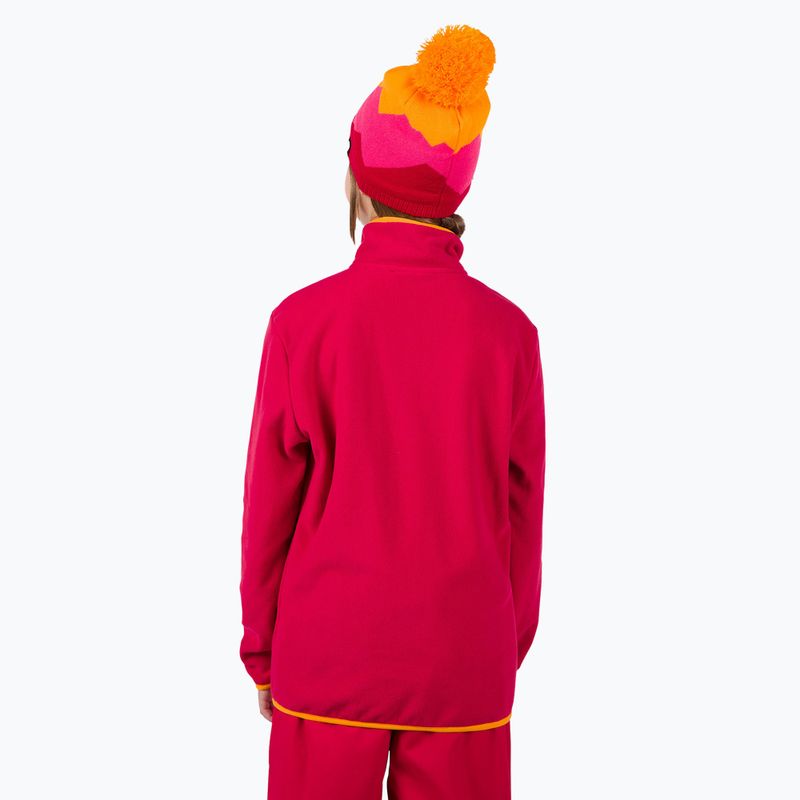 Bluza polarowa dziecięca Rossignol Jr Strawpile Fleece Fz ruby red 3