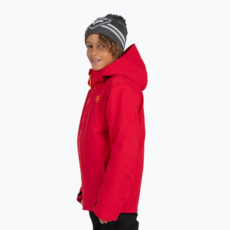 Kurtka narciarska dziecięca Rossignol Strawpile Jr ruby red 4