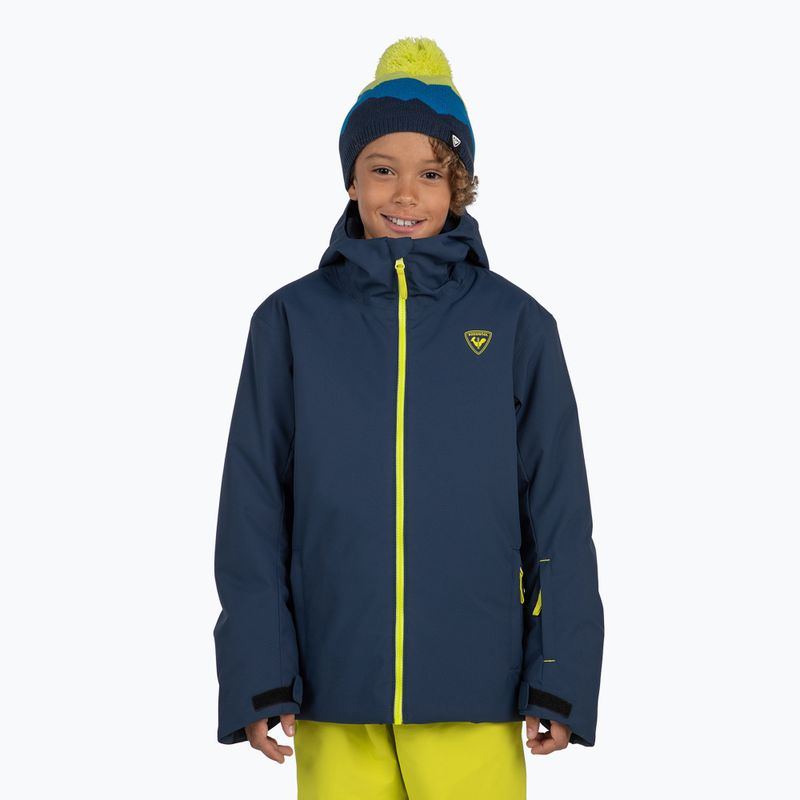 Kurtka narciarska dziecięca Rossignol Strawpile Jr dark navy