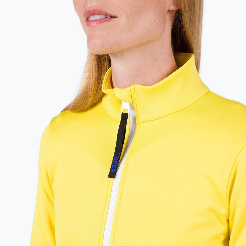 Bluza narciarska damska Rossignol Climi true yellow 4