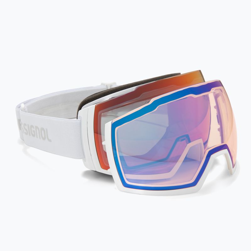 Gogle narciarskie Rossignol Magne'lens white/orange/grey