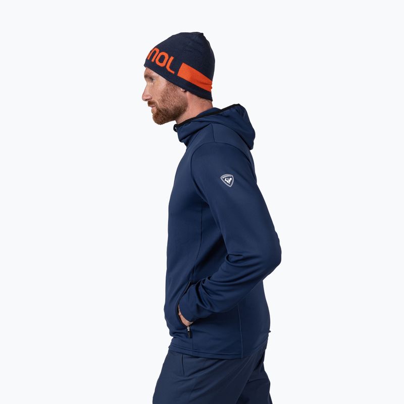 Bluza polarowa męska Rossignol Mid Layer Stretch Hoodie dark navy 4