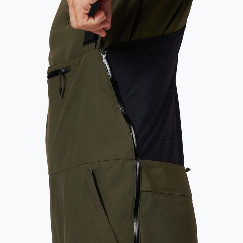 Spodnie narciarskie męskie Rossignol Outerlimits Insulated Bib olive shadow 6