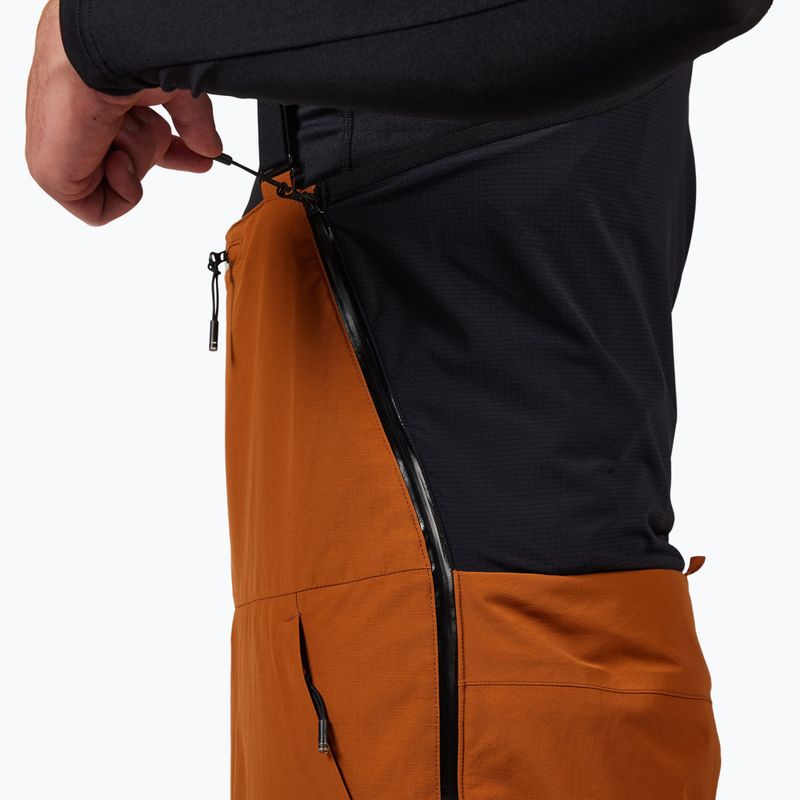 Spodnie narciarskie męskie Rossignol Outerlimits Insulated Bib deep caramel 6