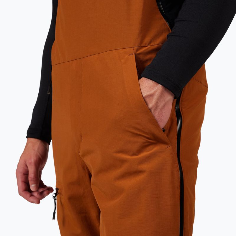 Spodnie narciarskie męskie Rossignol Outerlimits Insulated Bib deep caramel 7