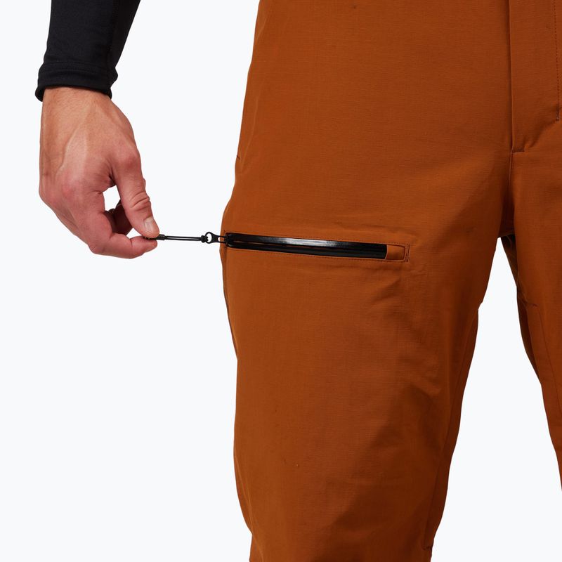 Spodnie narciarskie męskie Rossignol Outerlimits Insulated Bib deep caramel 8