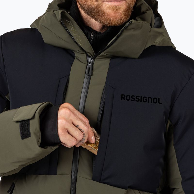 Kurtka narciarska męska Rossignol Ciastel Down Mix olive shadow 8