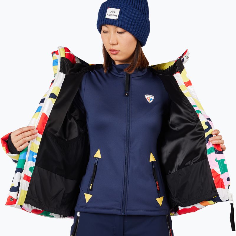 Kurtka narciarska damska Rossignol JCC Allsnow Down jcc camo print 8