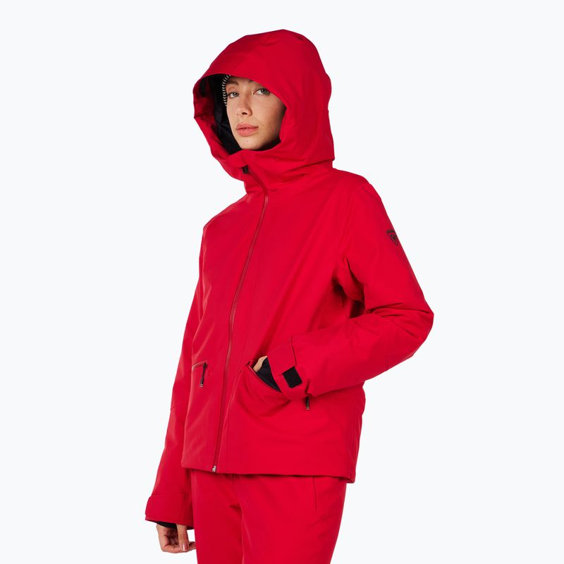 Kurtka narciarska damska Rossignol Rochrun Insulated ruby red 4