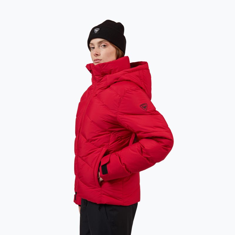 Kurtka narciarska damska Rossignol Wispile Ripstop Down ruby red 4