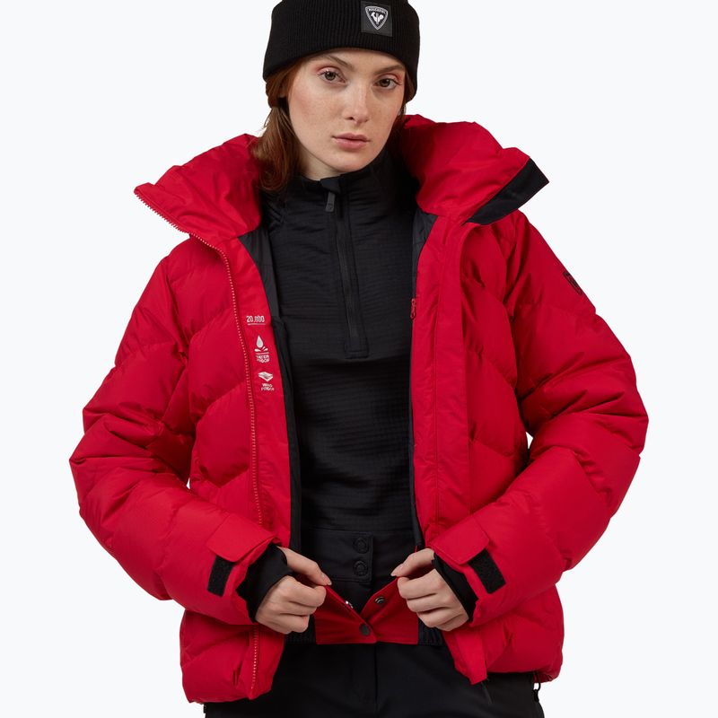 Kurtka narciarska damska Rossignol Wispile Ripstop Down ruby red 15