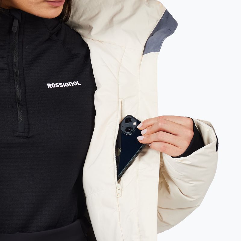 Kurtka narciarska damska Rossignol Wispile Ripstop Down nature white 17